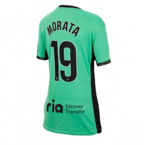 Atletico Madrid Alvaro Morata #19 Koszulka Trzecich Kobiety 2023-24 Krótki Rękaw